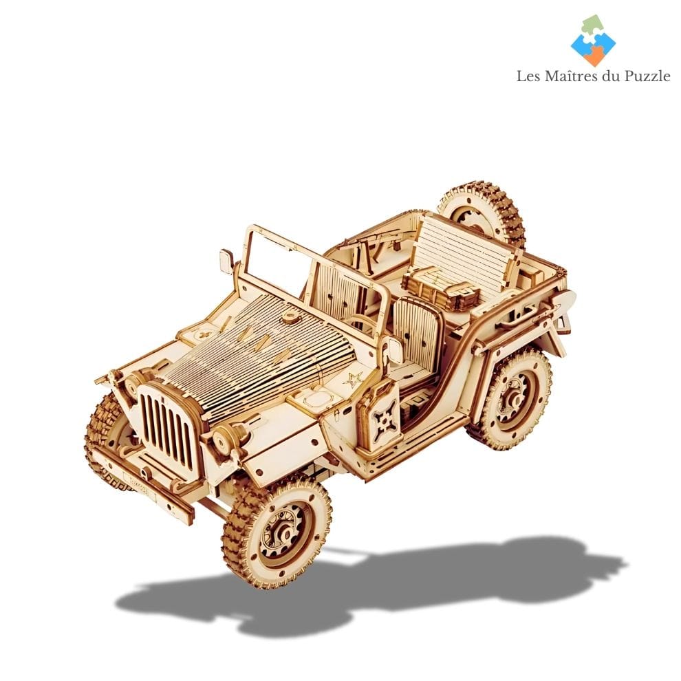 Puzzle 3d bois - Army Jeep