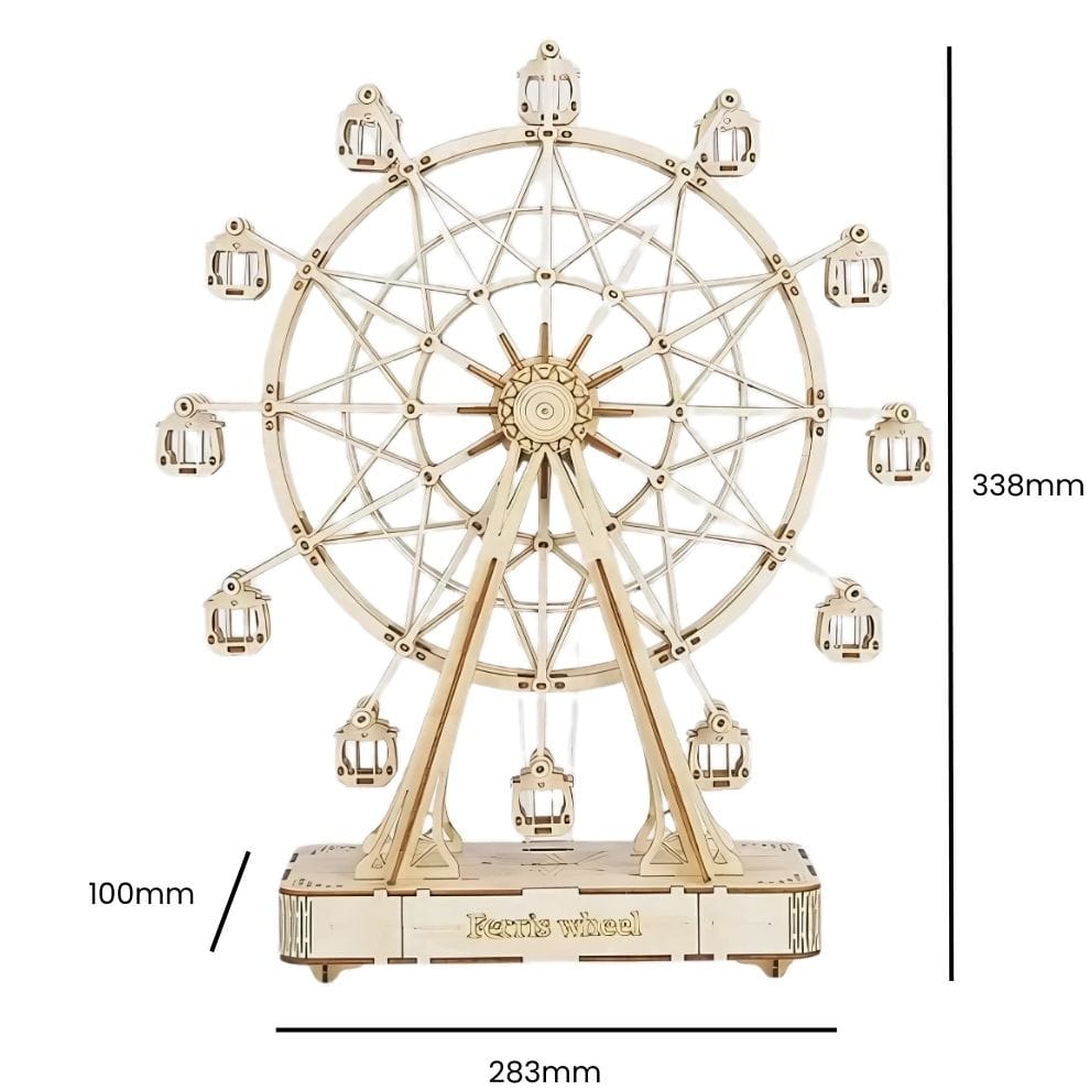 Puzzle 3d bois - Grande roue