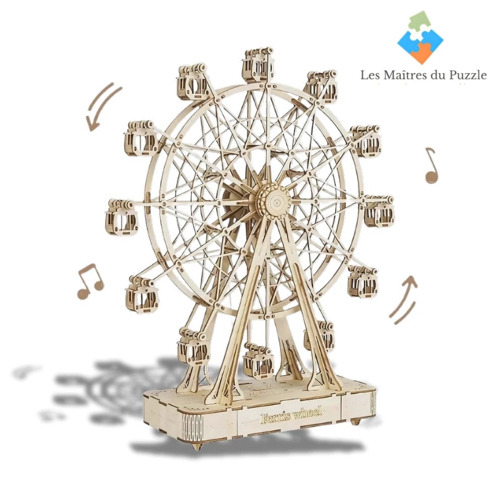 Puzzle 3d bois - Grande roue