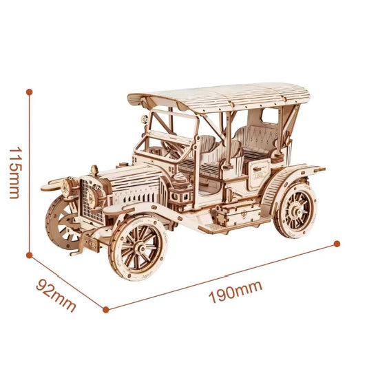 Puzzle 3d bois - Vintage Car