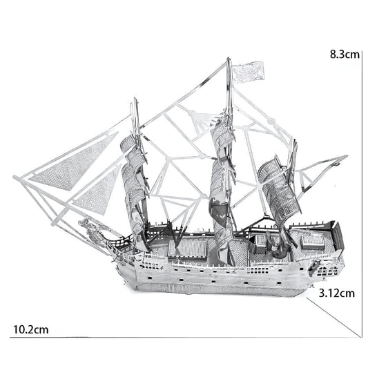 Puzzle 3d métal - Queen Anne's Revenge