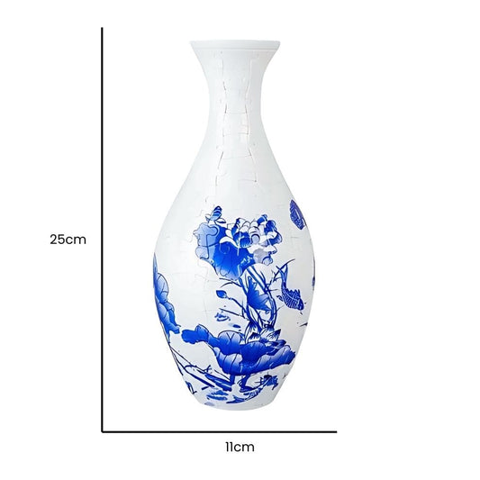 Puzzle 3d - Vase blanc fleuri