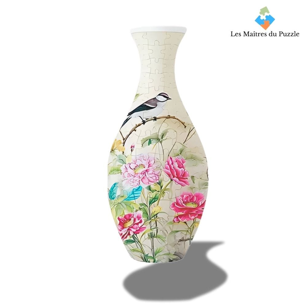 Puzzle 3d - Vase Pivoine