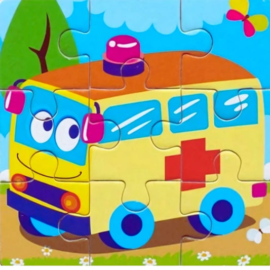 Puzzle - Ambulance - 9 pièces