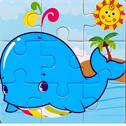 Puzzle - Baleine - 9 pièces