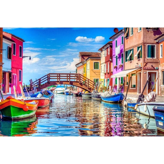 Puzzle - Burano Island - 1000 pièces