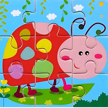 Puzzle - Coccinelle - 9 pièces