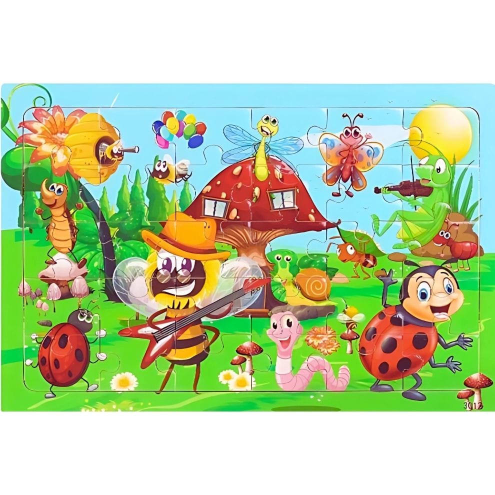Puzzle - Concert d'insectes - 30 pièces