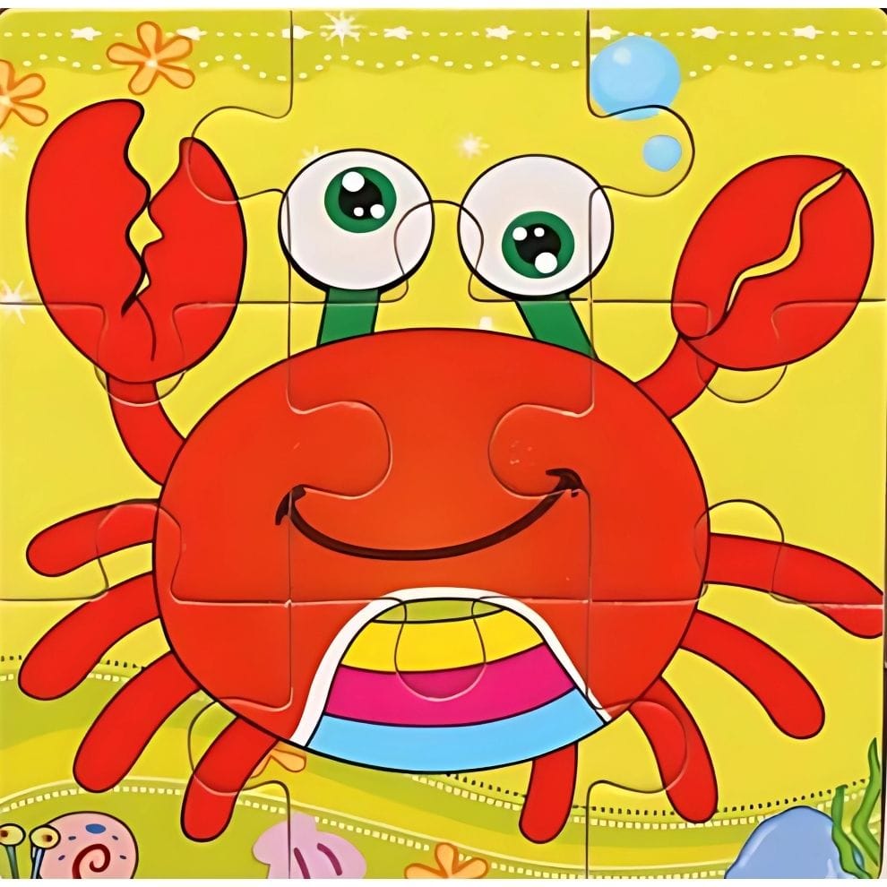 Puzzle - Crabe - 9 pièces