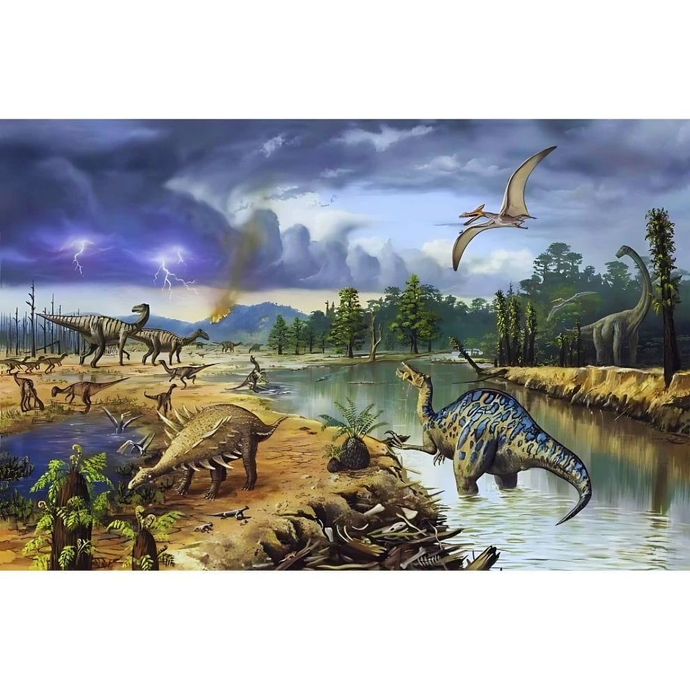 Puzzle - Dinosaurs - 100 pièces