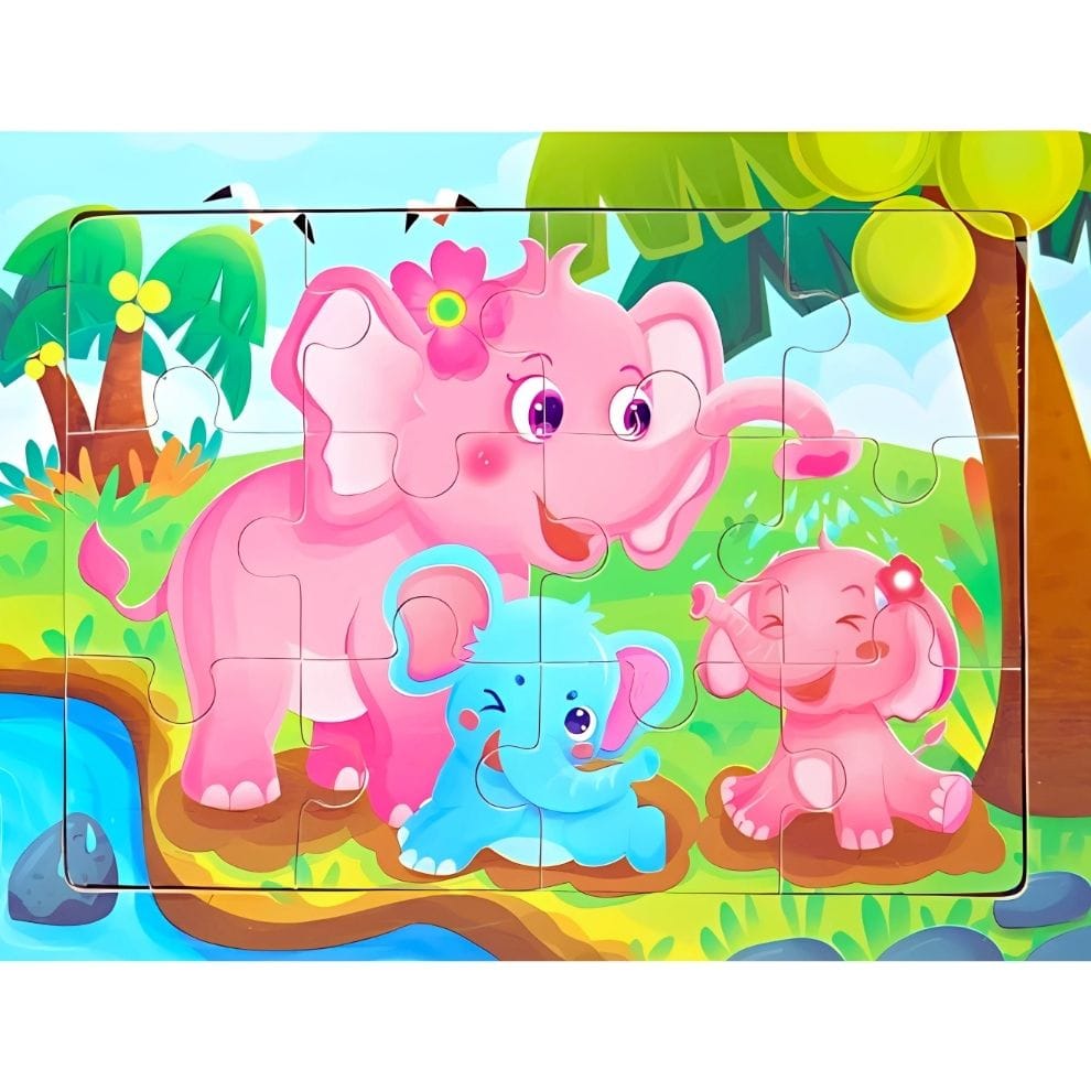 Puzzle - Éléphant - 30 pièces