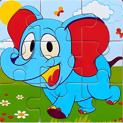 Puzzle - Éléphant - 9 pièces