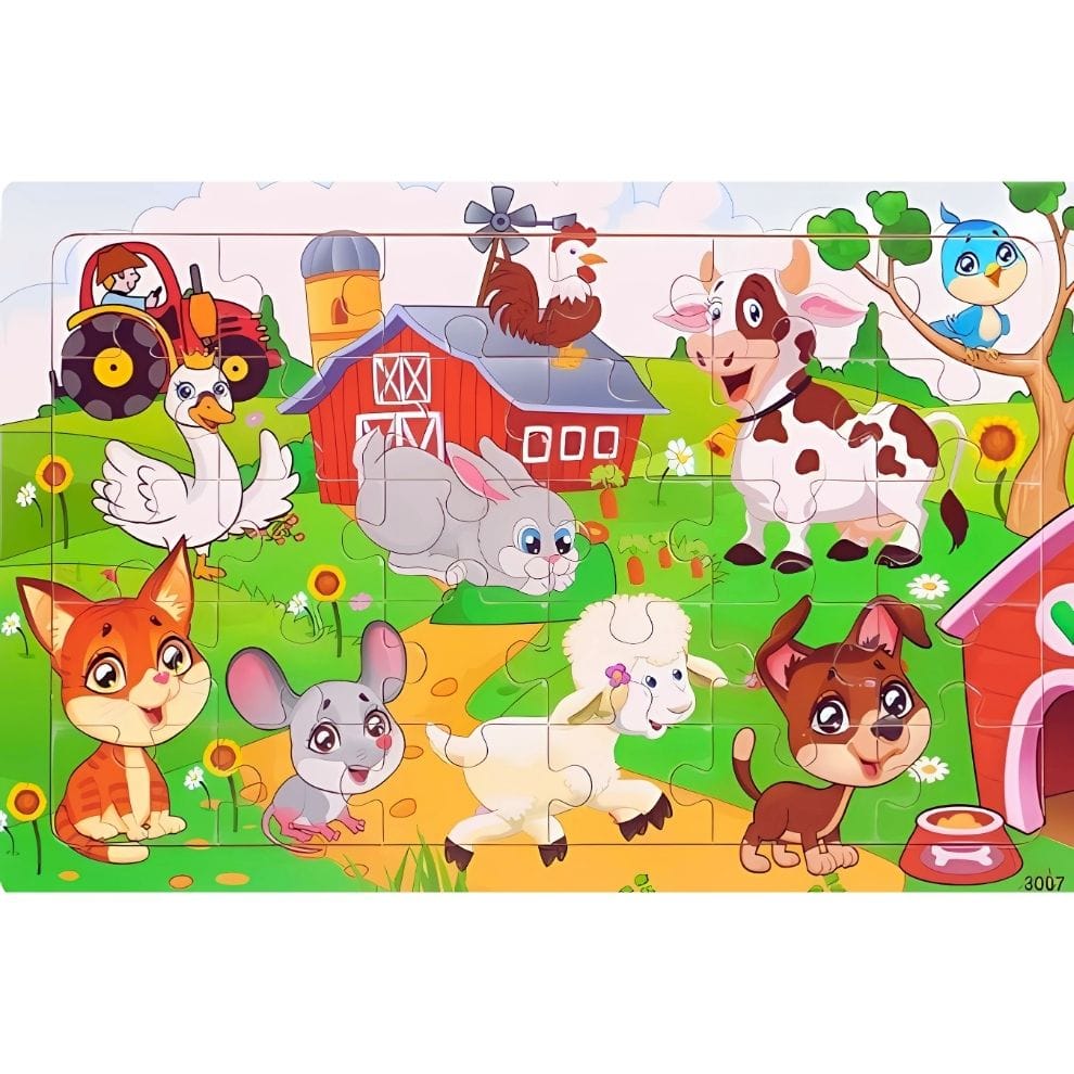 Puzzle - Ferme d'animaux - 30 pièces