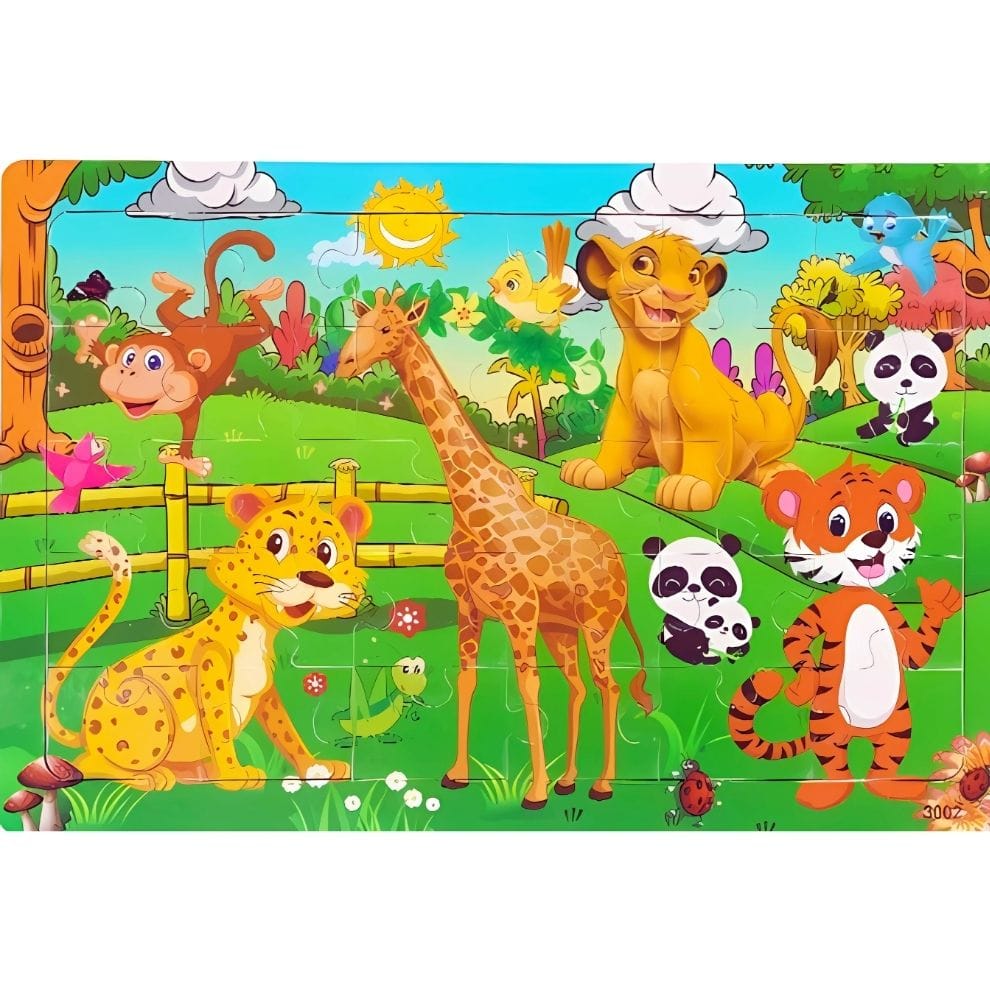 Puzzle - Forêt d'animaux - 30 pièces
