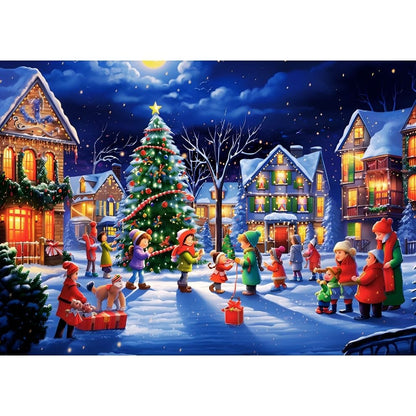 Puzzle - Joyeux Noël  - 1000 pièces