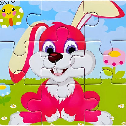 Puzzle - Lapin - 9 pièces