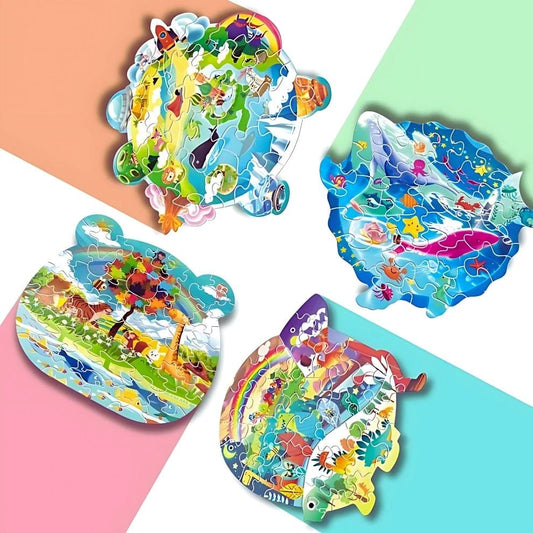 Puzzle - pack set de 4 - 28-48 pièces