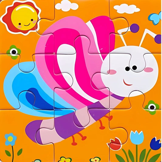 Puzzle - Papillon - 9 pièces