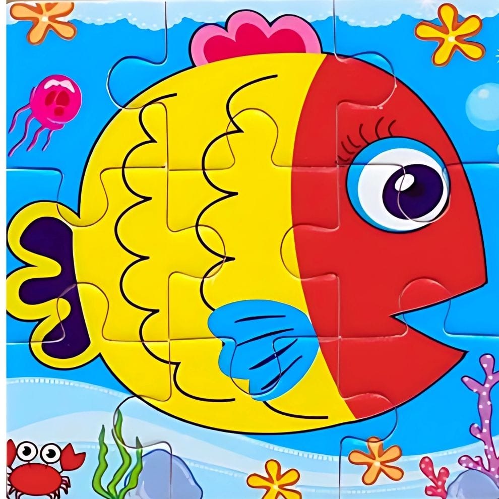 Puzzle - Poisson - 9 pièces