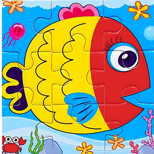 Puzzle - Poisson - 9 pièces