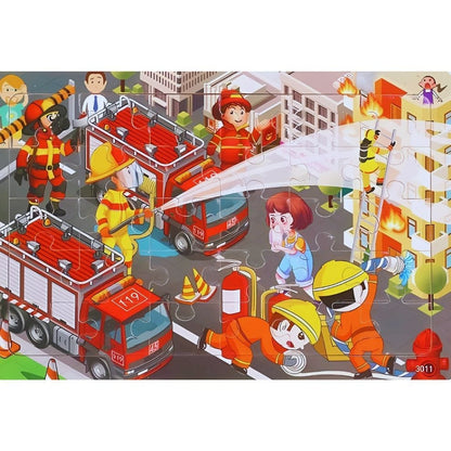Puzzle - Pompiers - 30 pièces