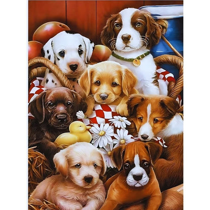 Puzzle - puppies - 150 pièces