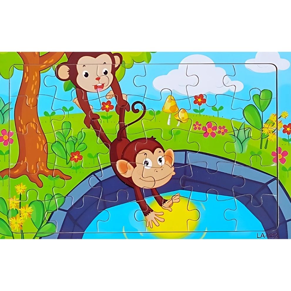 Puzzle - Singes - 30 pièces