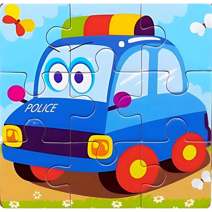 Puzzle - Voiture - 9 pièces