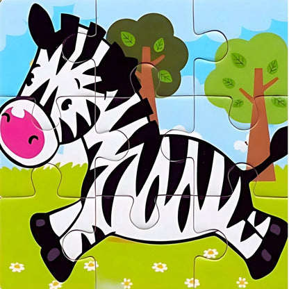 Puzzle - Zèbre - 9 pièces